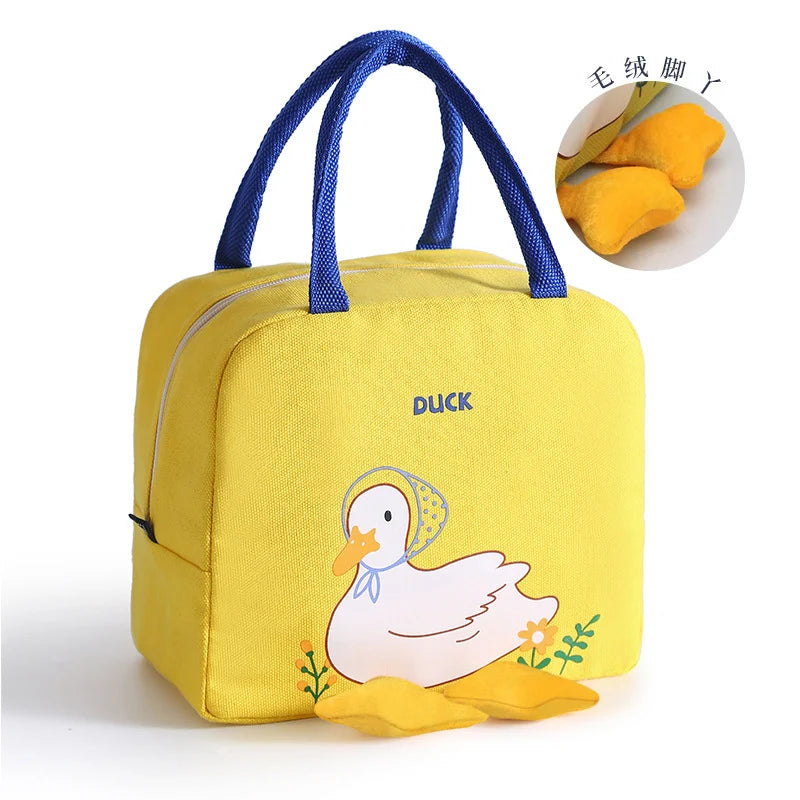 Kinderen Geïsoleerde Lunchbox Speels Eendenthema 5