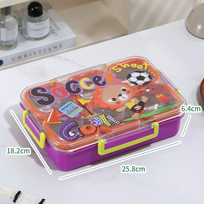 Kinderen Lunchbox Met Meerdere Compartimenten Thema Ruimte 5