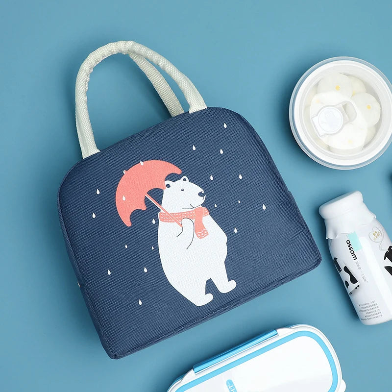 Kinderen Lunchtas Dierenprint Speels Design 3