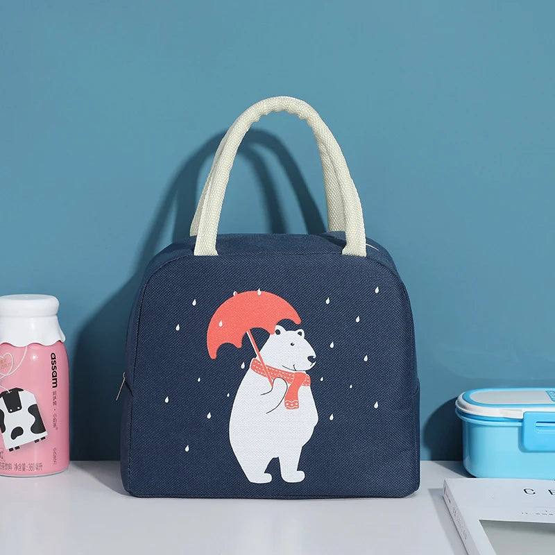 Kinderen Lunchtas Dierenprint Speels Design 7