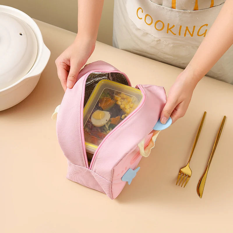 Kinderen Lunchtas Dierenthema Speels Ontwerp 3