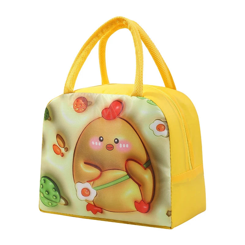 Kinderen Lunchtas Geïsoleerd Panda Thema 11