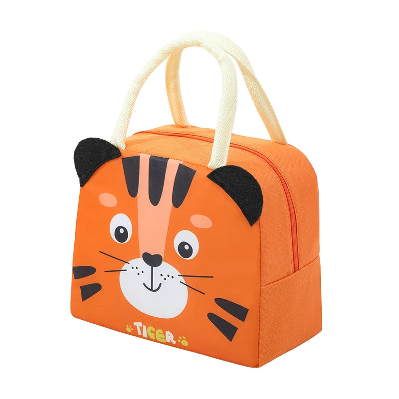Kinderen Lunchtas Geïsoleerd Panda Thema 14