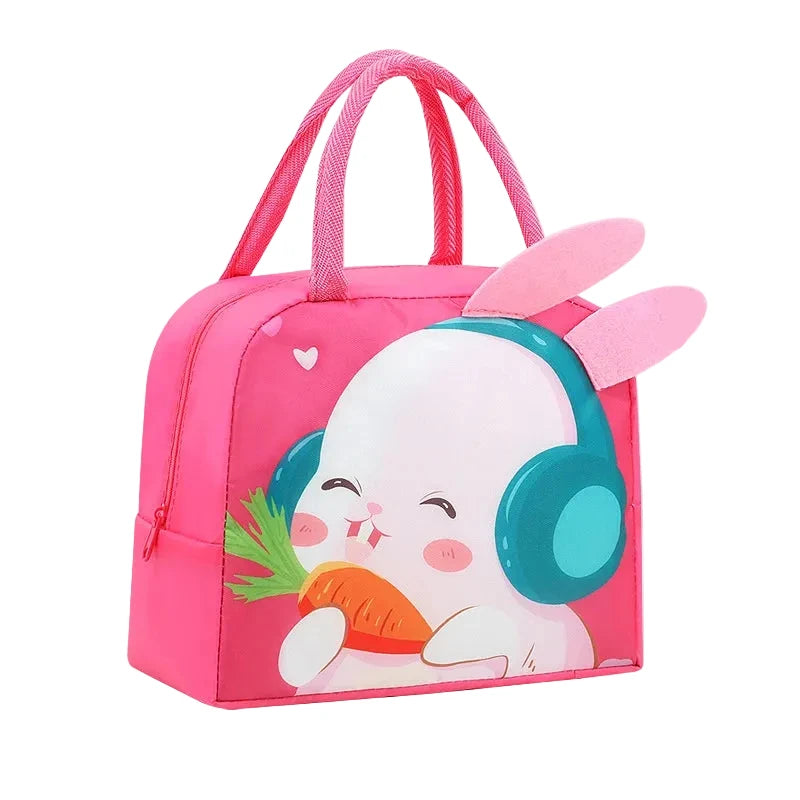 Kinderen Lunchtas Geïsoleerd Panda Thema 15