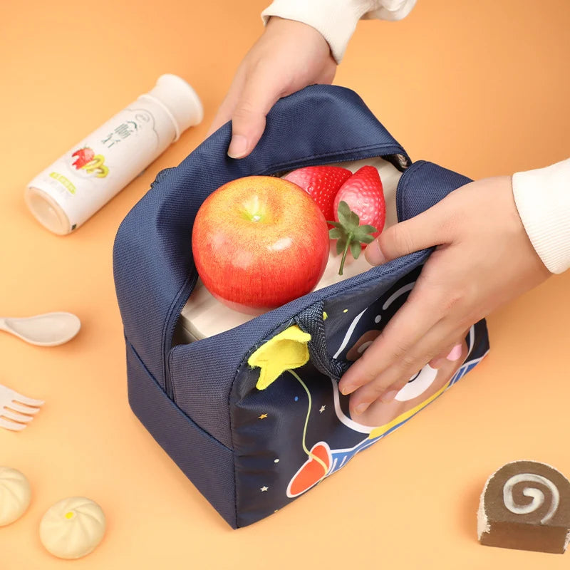 Kinderen Lunchtas Geïsoleerd Panda Thema 4