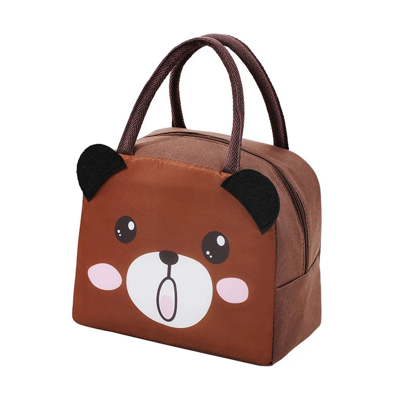 Kinderen Lunchtas Geïsoleerd Panda Thema 8