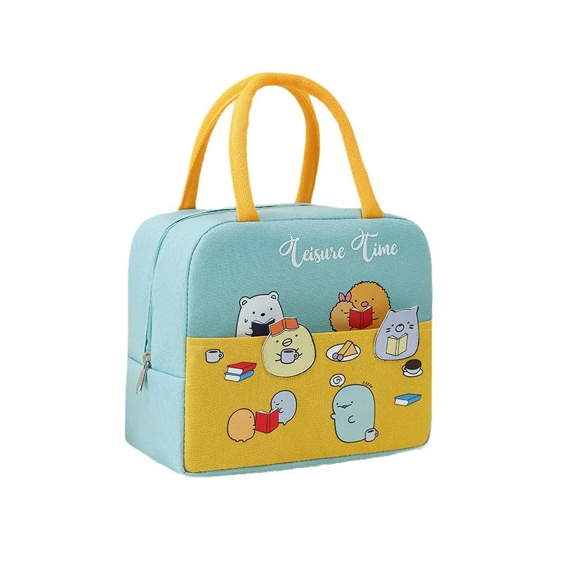 Kinderen Lunchtas Met Eendenthema Speels Ontwerp 3
