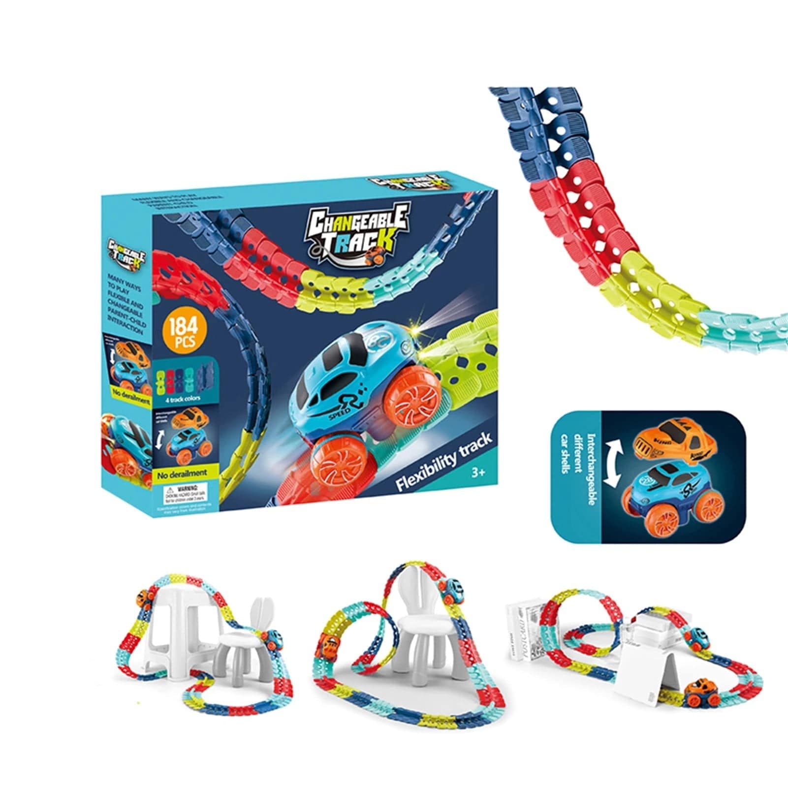 Kinderen Magnetische Autospeelbaan Speelgoed 6