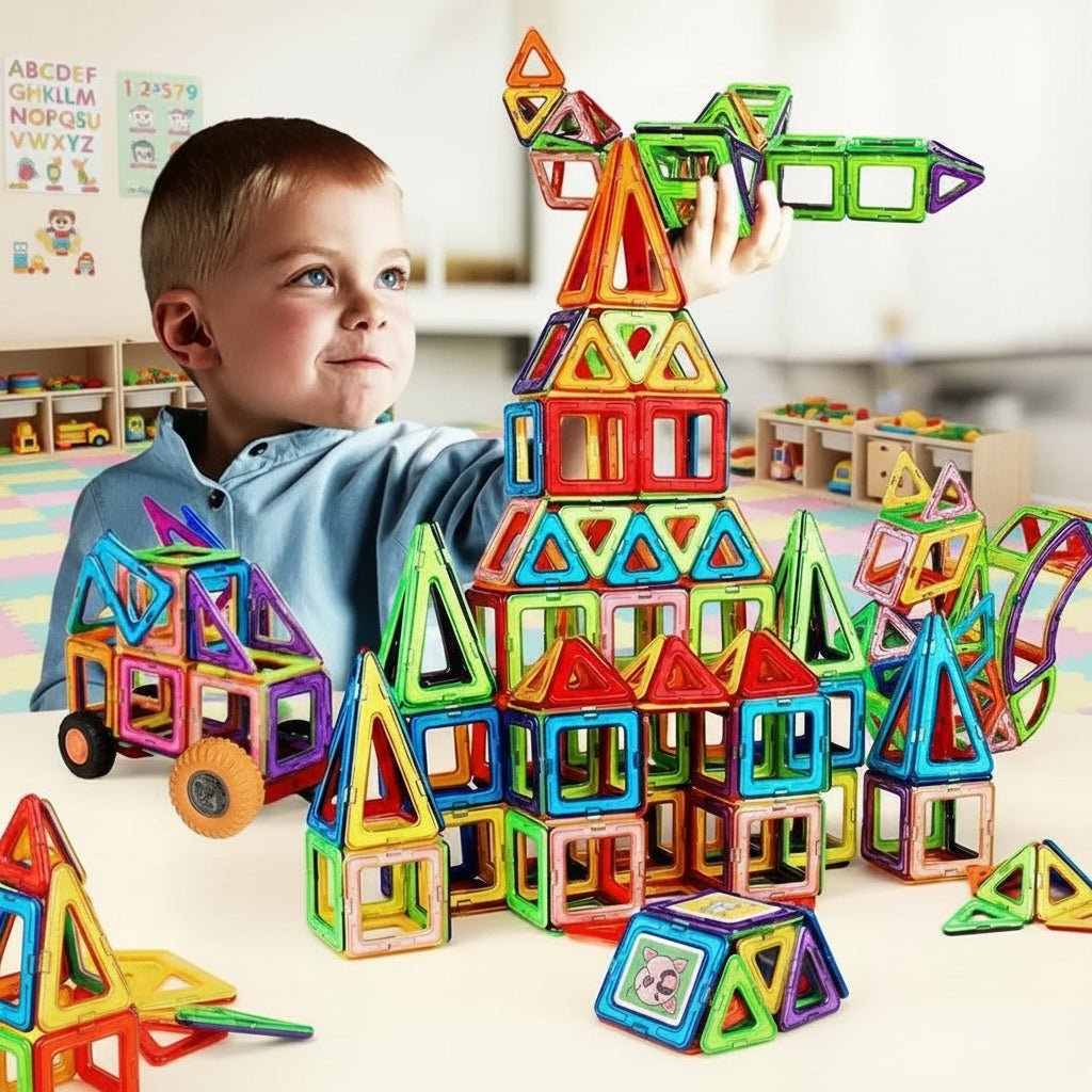 Kinderen Magnetische Bouwstenen Set Creatief Spel 3