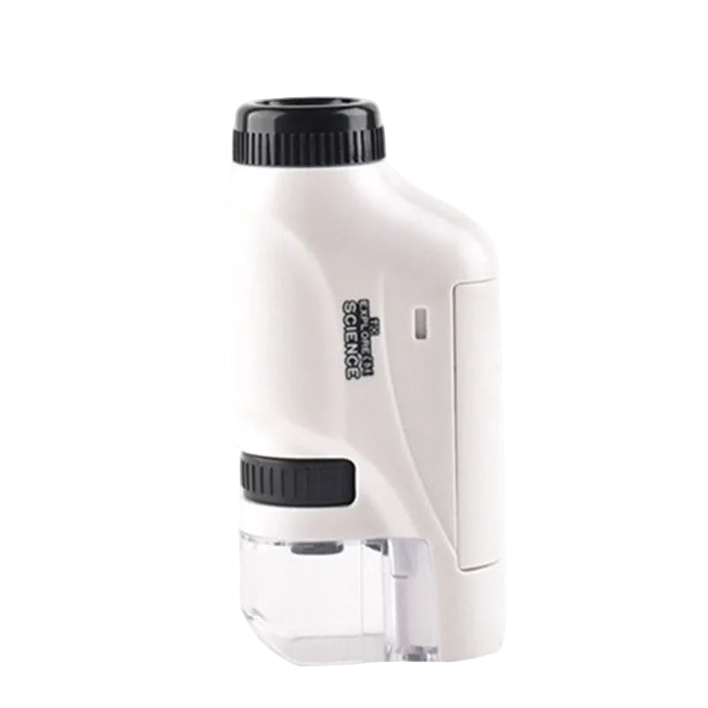 Kinderen Microscoop Compact Draagbaar 120x Met LED Verlichting 0