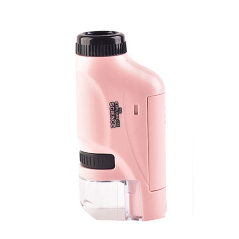 Kinderen Microscoop Compact Draagbaar 120x Met LED Verlichting 3
