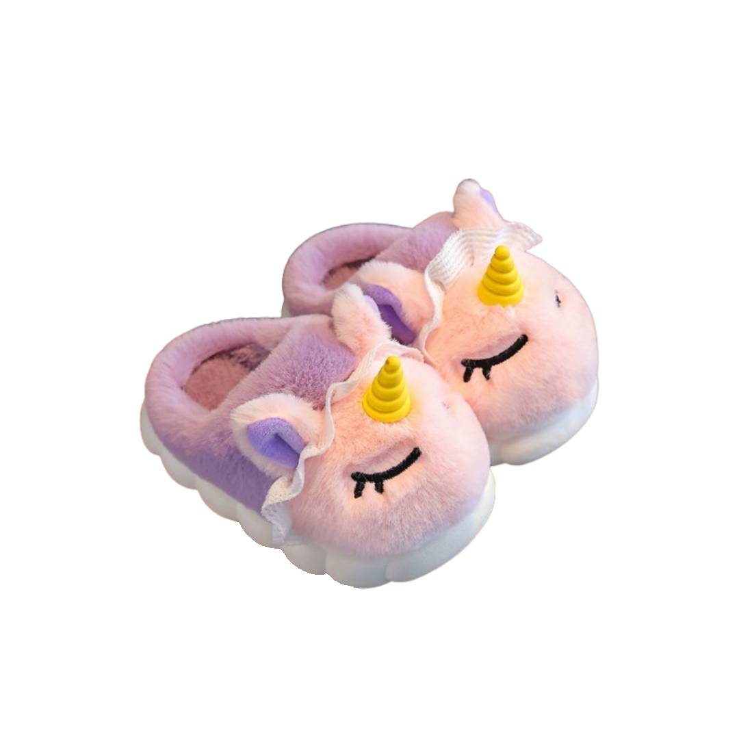 Kinderen Pantoffels Eenhoorn Pluche 1