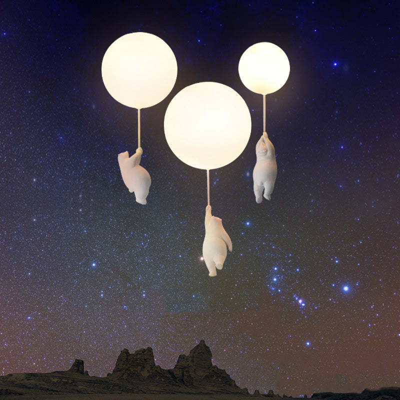Kinderen Plafondlamp Beer en Ballon Speels Design 2