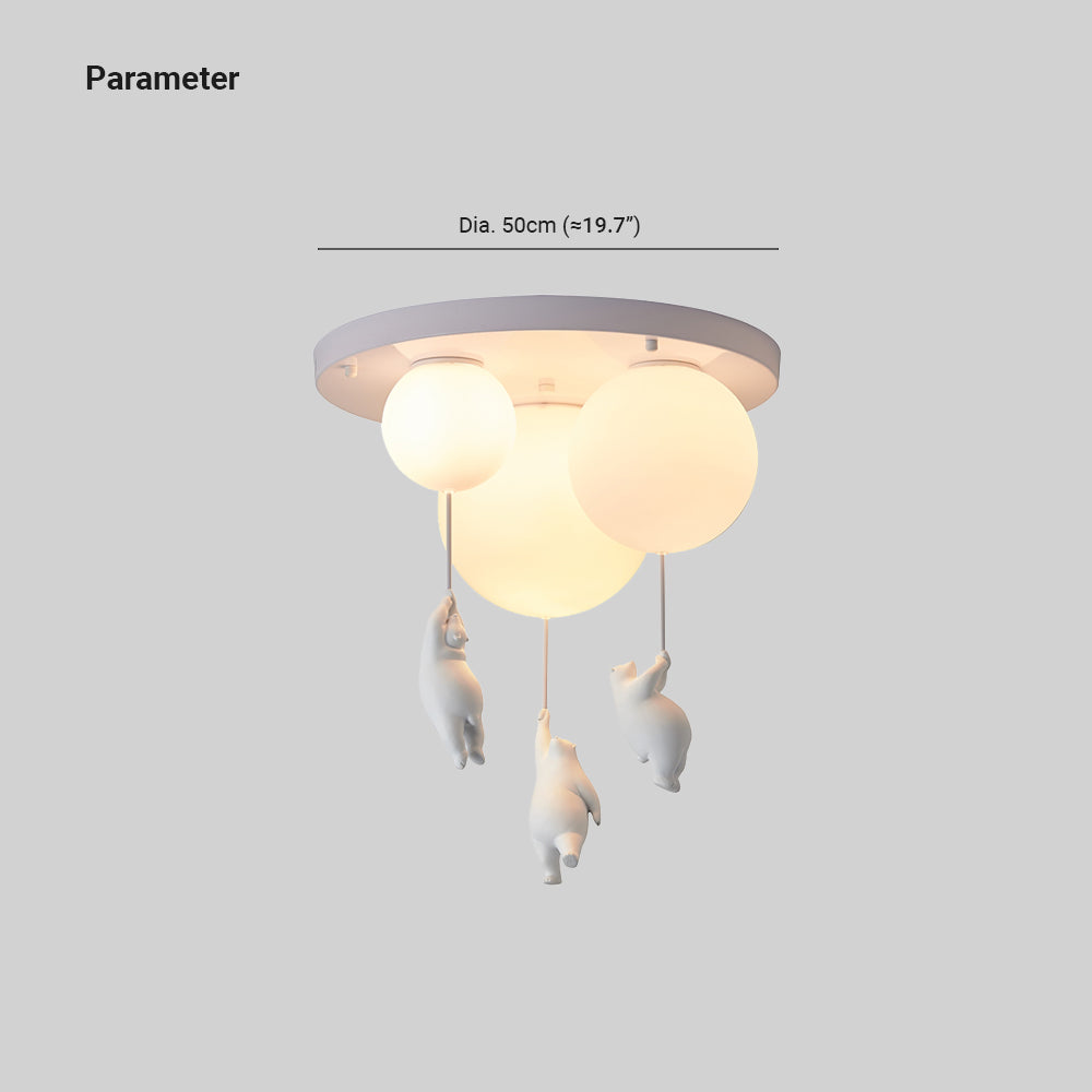 Kinderen Plafondlamp Beer en Ballon Speels Design 7