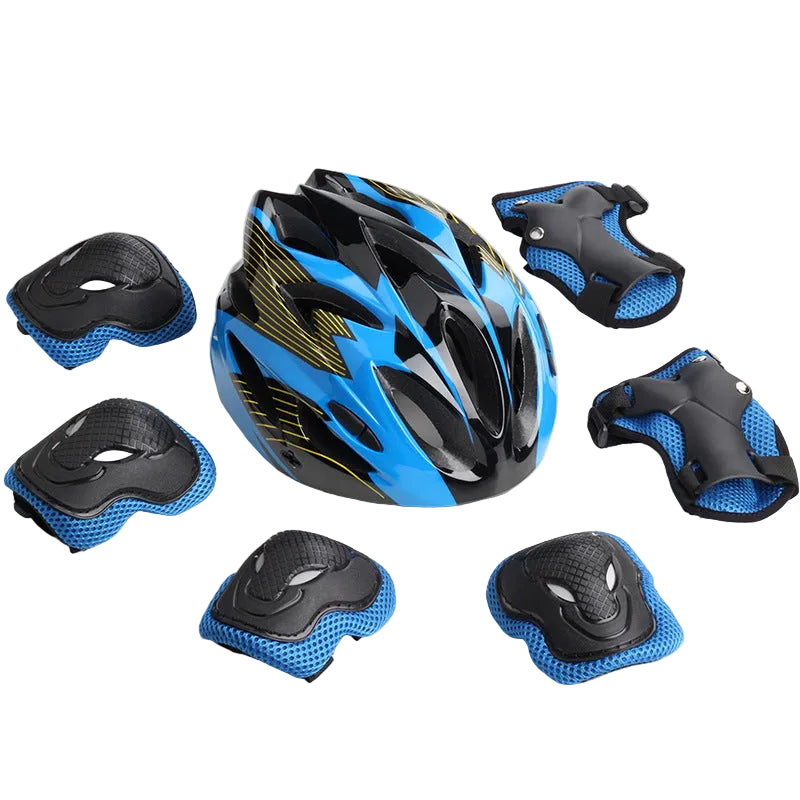 Kinderen Sportveiligheidsuitrusting Set Multifunctioneel Met Helm en Beschermers 0