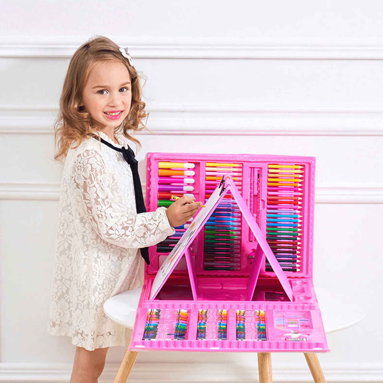 Kinderen Tekenset Creatief 208-delig 2