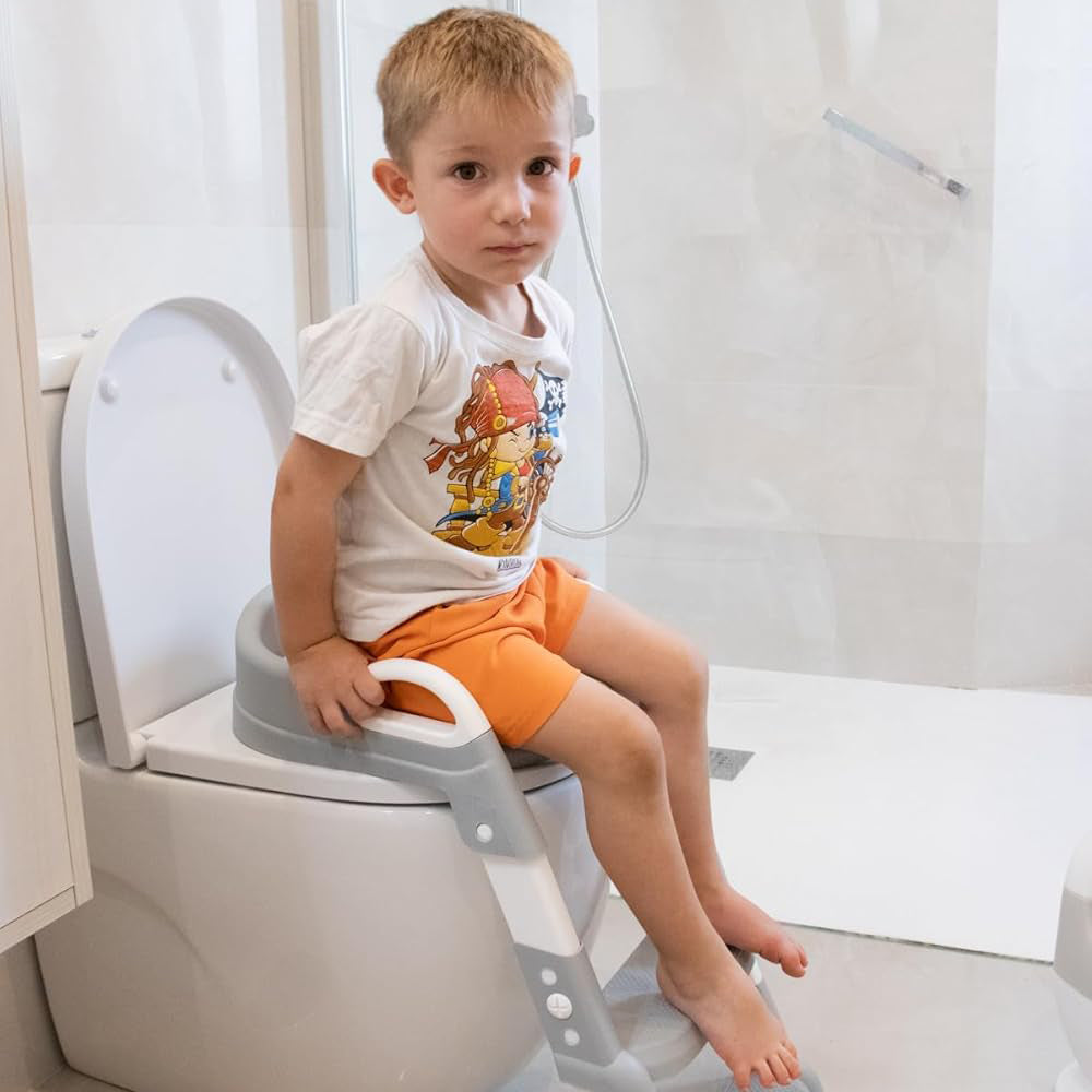 Kinderen Toiletbril met Ladder voor Zindelijkheidstraining 1