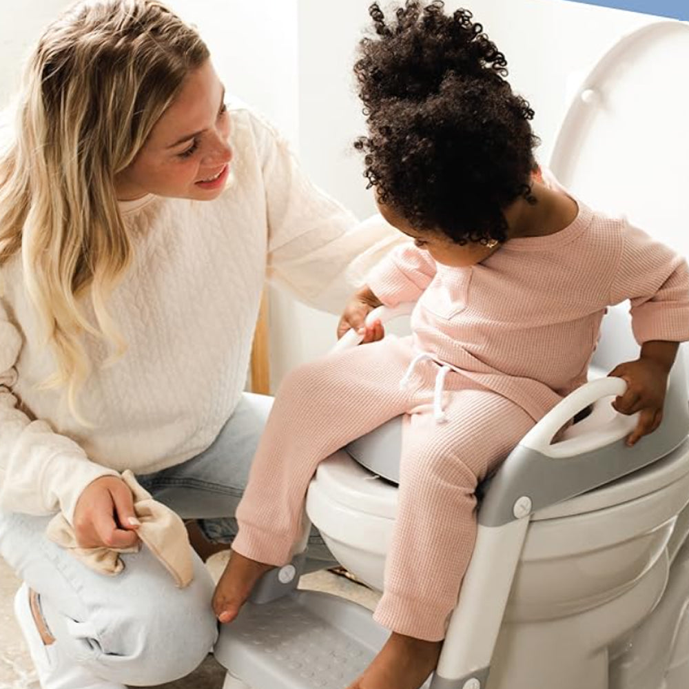 Kinderen Toiletbril met Ladder voor Zindelijkheidstraining 2