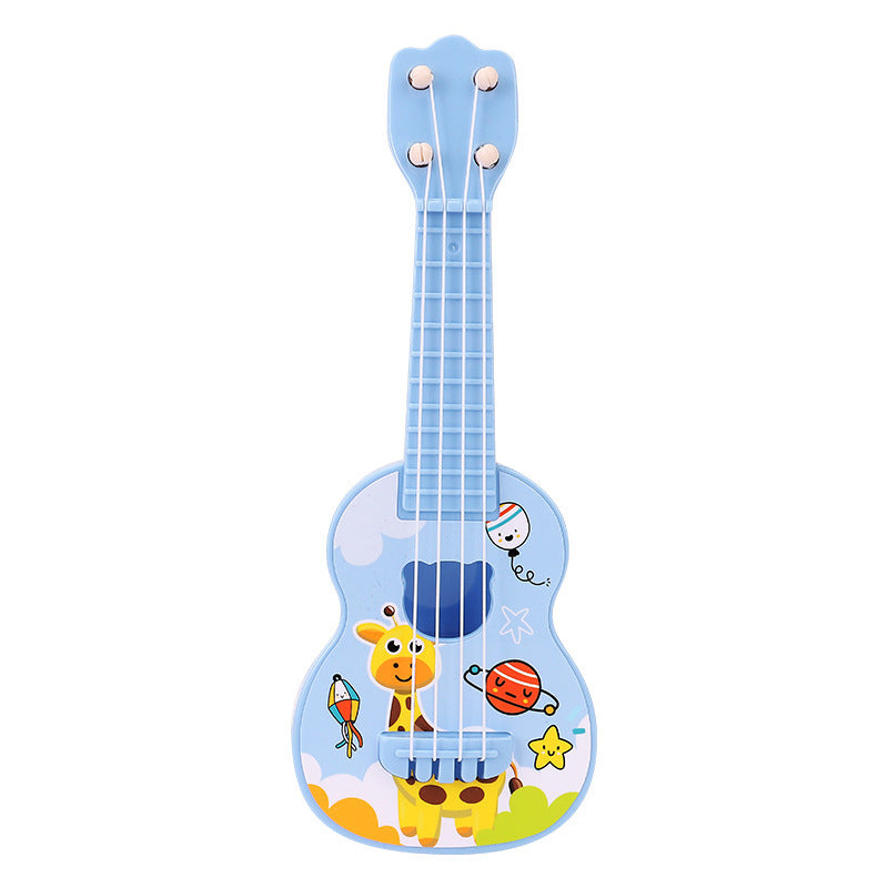 Kinderen Ukelele Speels Kattenthema Muziekinstrument 2
