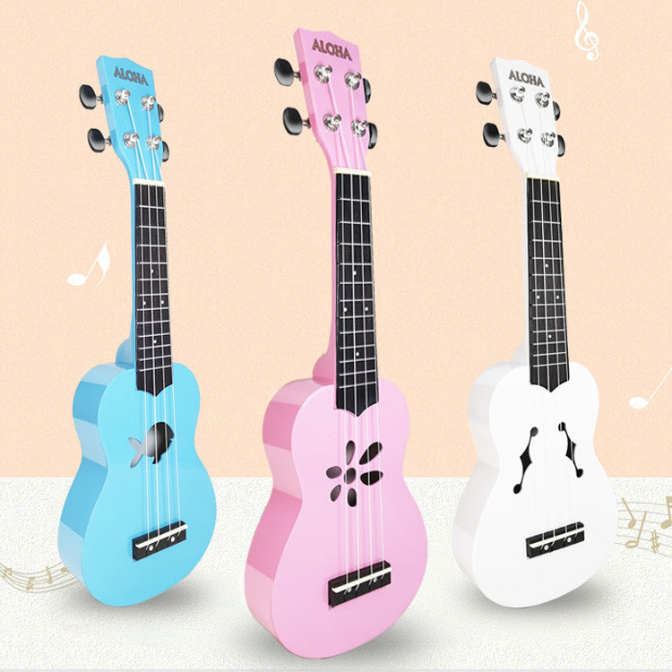 Kinderen Ukelele Stervormig Klankgat Speels Ontwerp 1