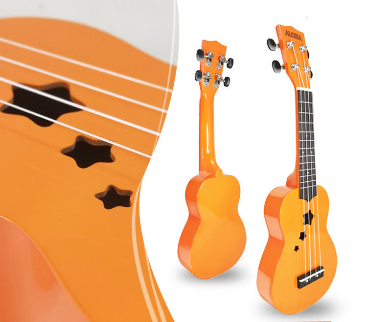 Kinderen Ukelele Stervormig Klankgat Speels Ontwerp 6