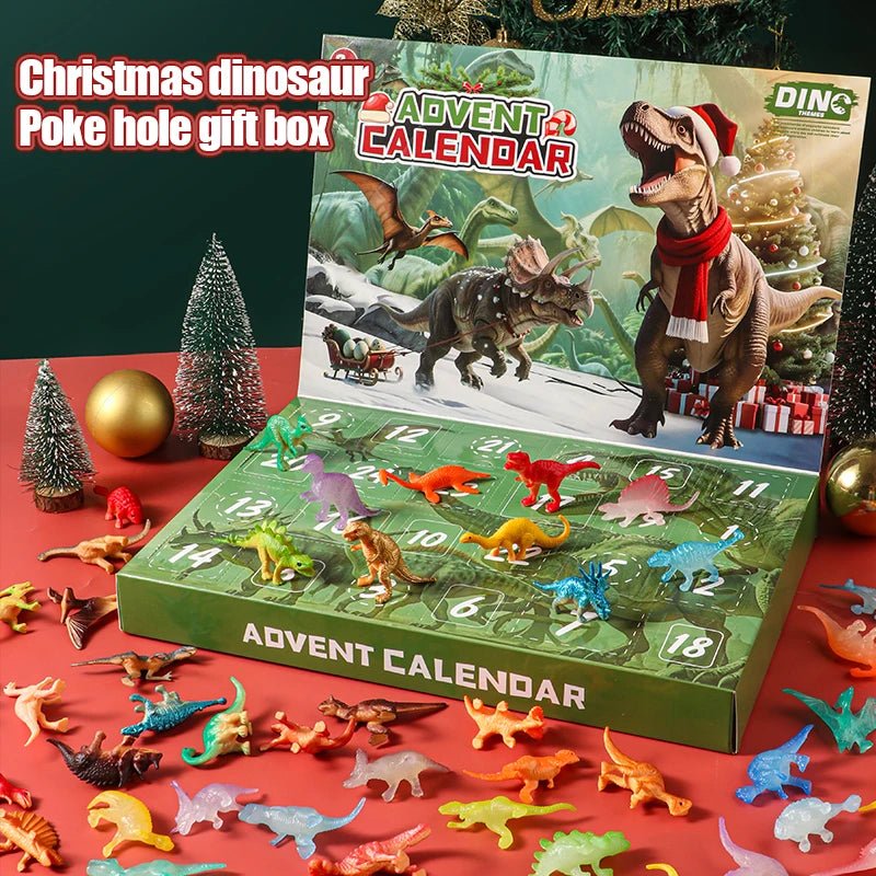 Kinderen's Dino Adventskalender met 24 Dinosaurusspeelgoed en Fossielen 5