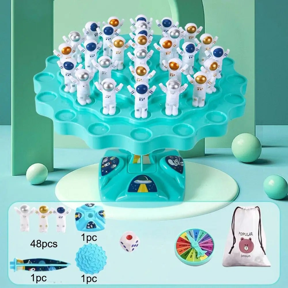 Kinderen's Evenwichtsspel Astronauten Uitdaging Educatief Spel 0