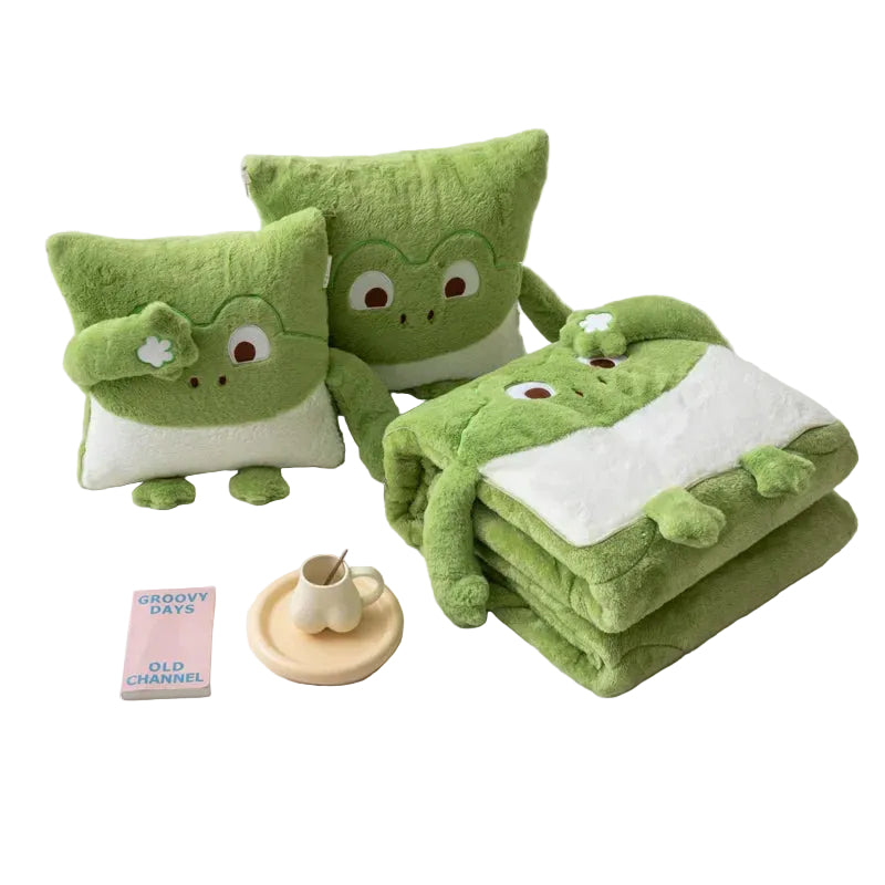 Kinderen's Gewatteerd Kussen Deken Mini Monster 0