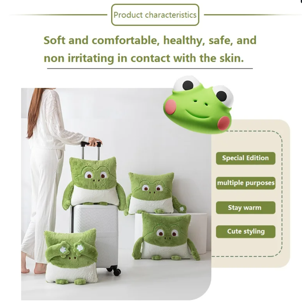 Kinderen's Gewatteerd Kussen Deken Mini Monster 5