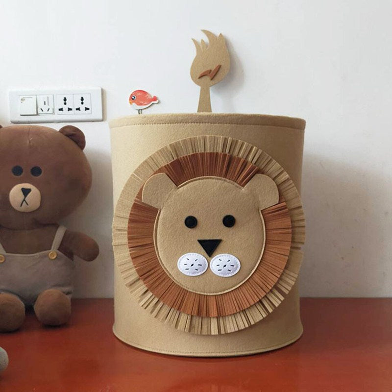 Kinderen's Opvouwbare Wasmand Safari Dieren 0