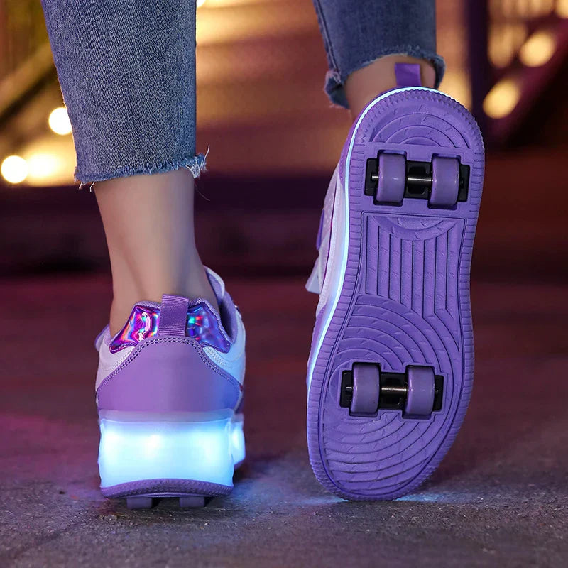 Kinderen's Rolschaatsen Sneakers met LED Verlichting 3