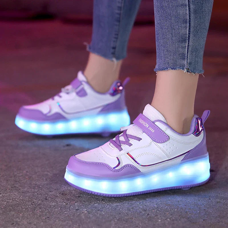 Kinderen's Rolschaatsen Sneakers met LED Verlichting 5
