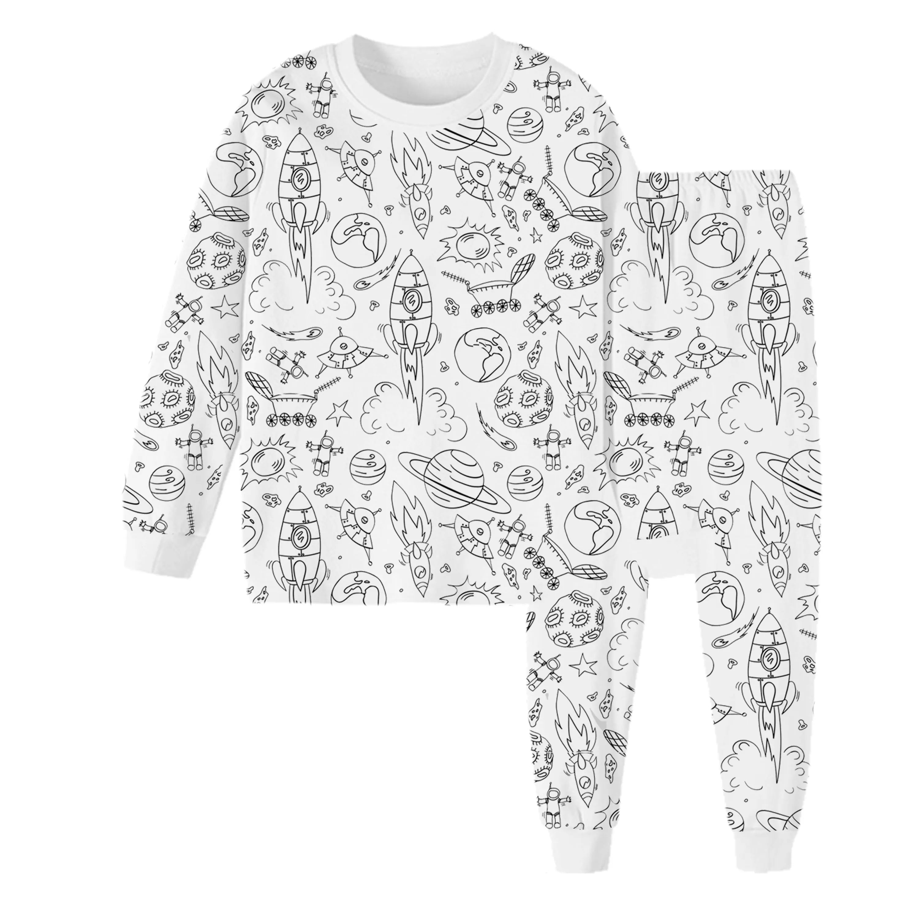 Kinderpyjama Creatief Ontwerp voor Jongens en Meisjes 10