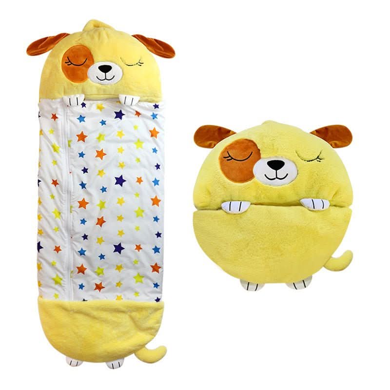 Kinderslaapzak Lichtgewicht 2-in-1 Knuffel en Speelgoed met Dierenmotieven 2