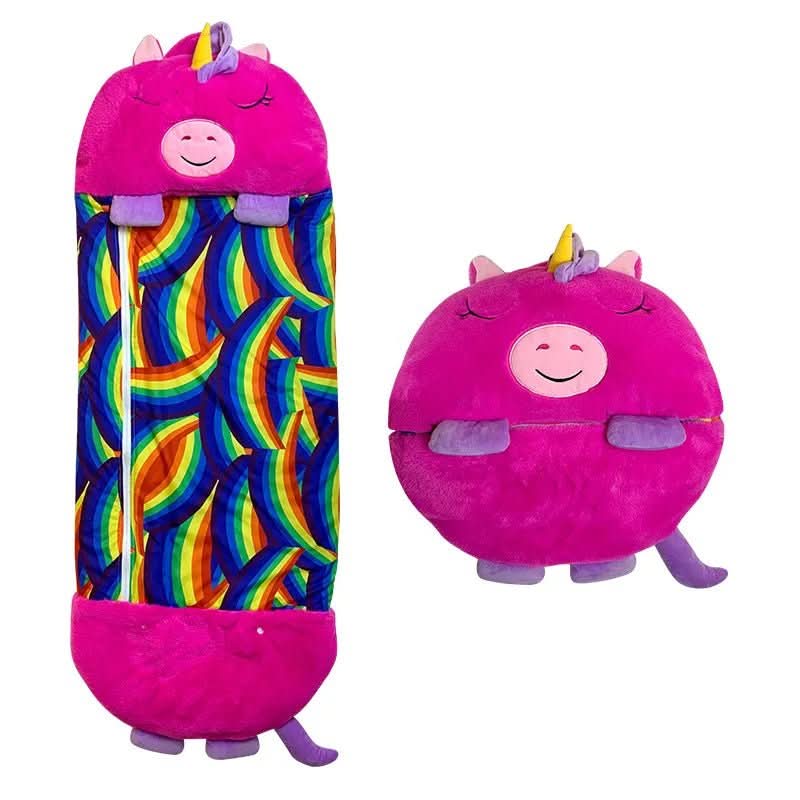 Kinderslaapzak Lichtgewicht 2-in-1 Knuffel en Speelgoed met Dierenmotieven 4