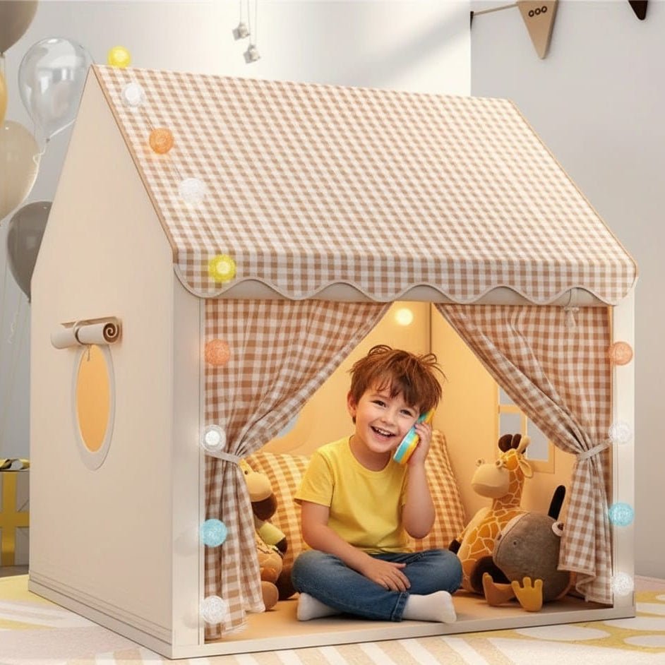 Kindertent Avontuurlijke Speeltent Tipi voor Binnen en Buiten Spelen 4