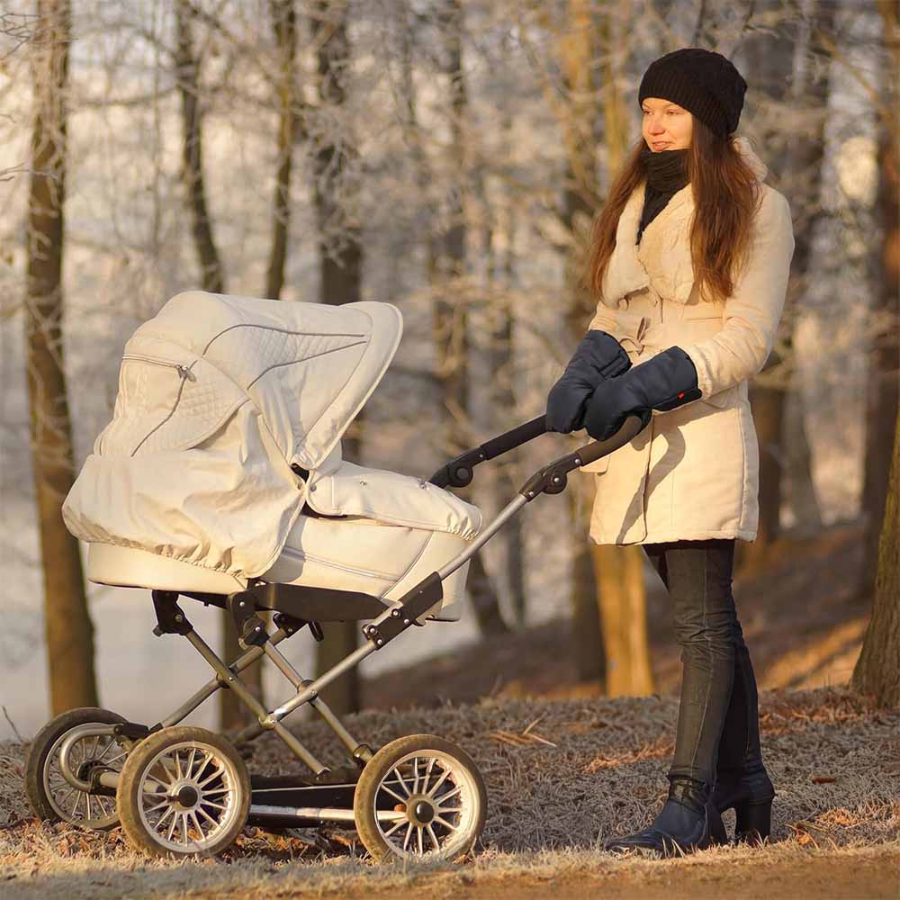 Kinderwagenhandschoenen Winter Warm en Waterafstotend 1