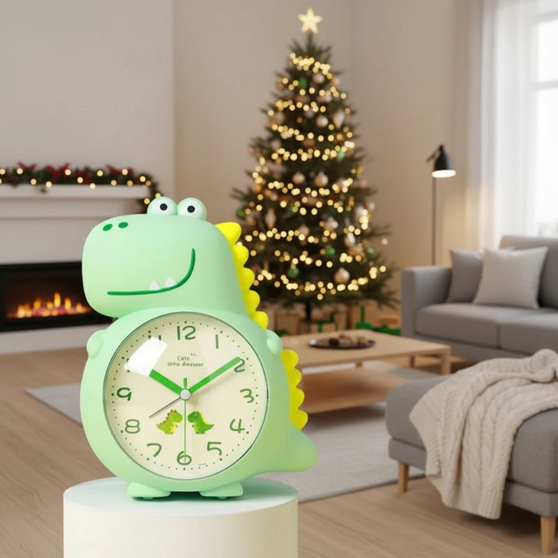 Kinderwekker Dinosaurus met Zacht Licht en Stil Mechanisme 3