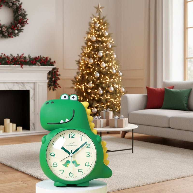 Kinderwekker Dinosaurus met Zacht Licht en Stil Mechanisme 4