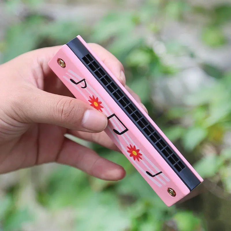 Kindvriendelijke Houten Mondharmonica voor Kleine Muzikanten 1