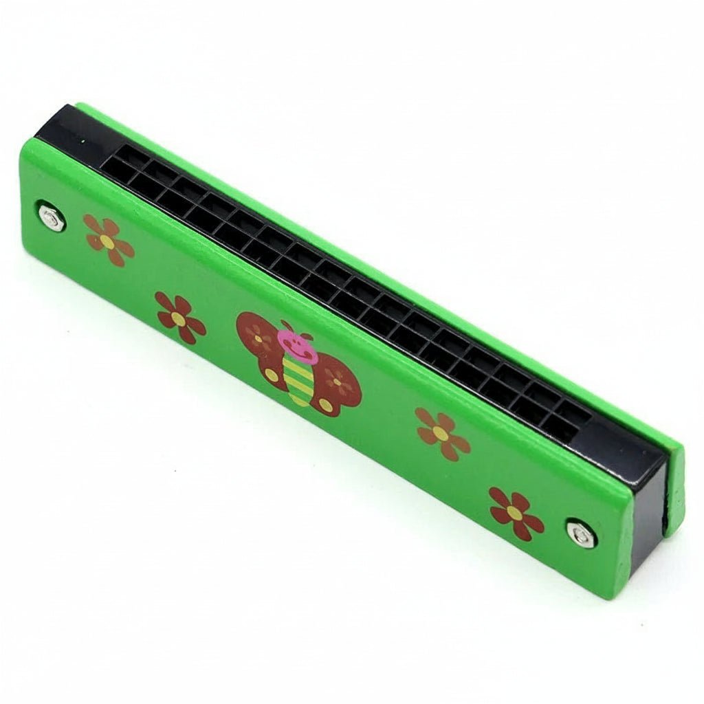 Kindvriendelijke Houten Mondharmonica voor Kleine Muzikanten 11