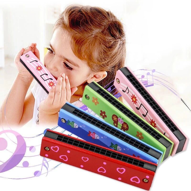 Kindvriendelijke Houten Mondharmonica voor Kleine Muzikanten 4
