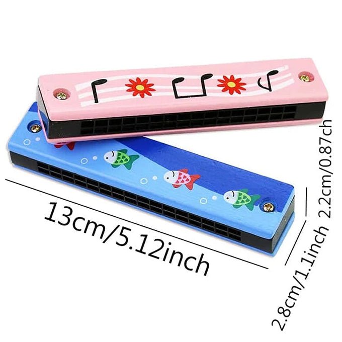 Kindvriendelijke Houten Mondharmonica voor Kleine Muzikanten 5