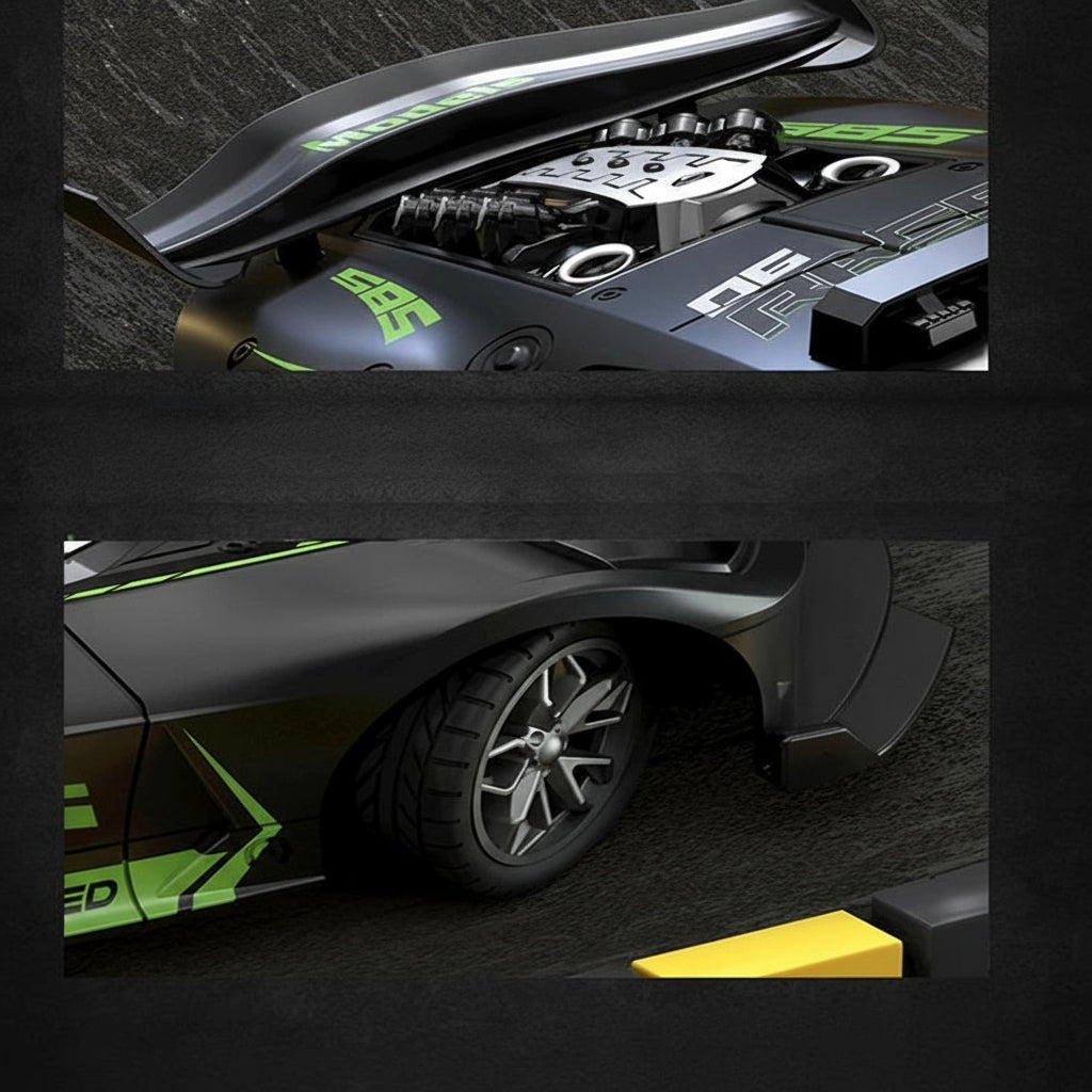 Kindvriendelijke RC Drift Auto 1:18 met Afstandsbediening voor Beginners 7