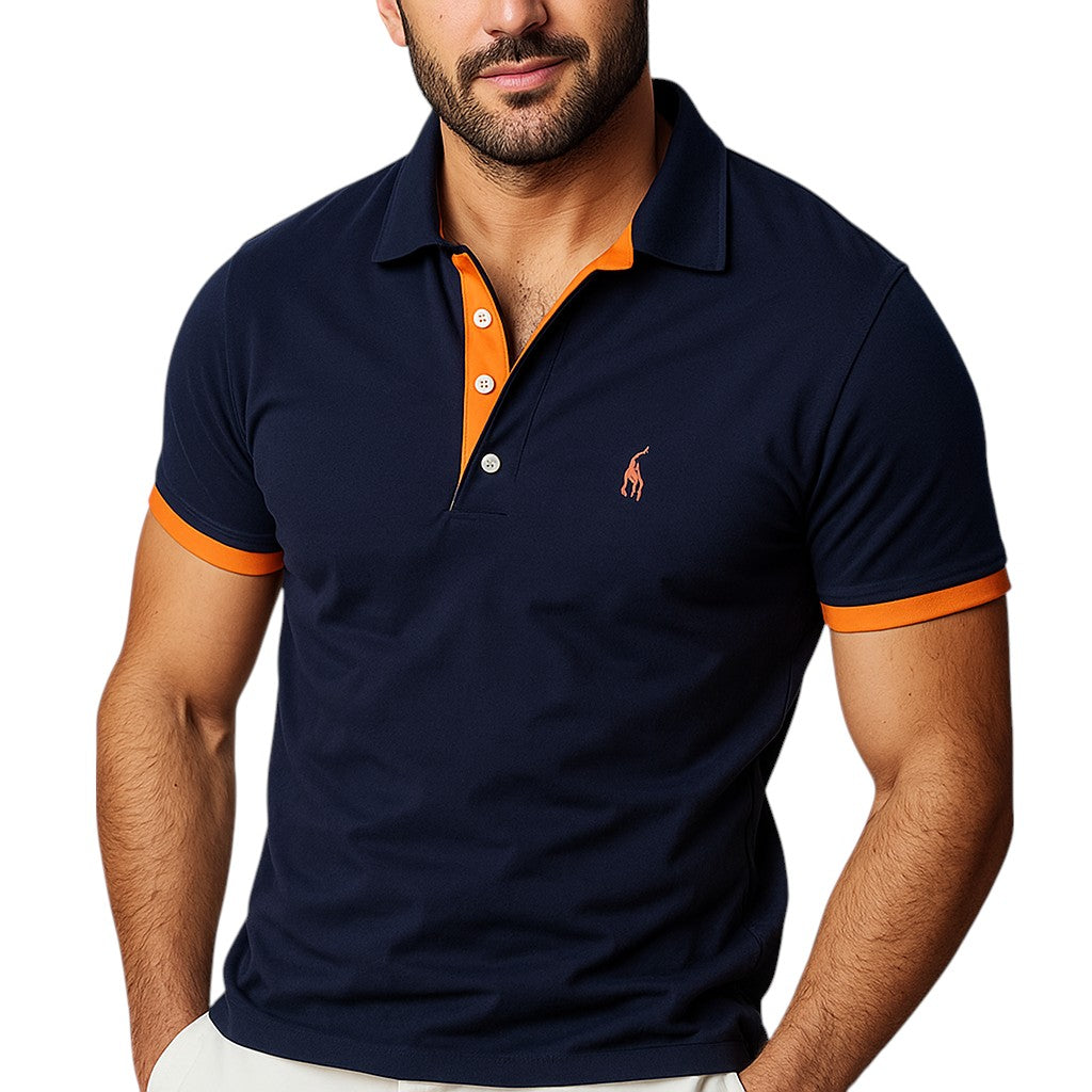 Klassiek comfortabel herenpoloshirt van katoen 1