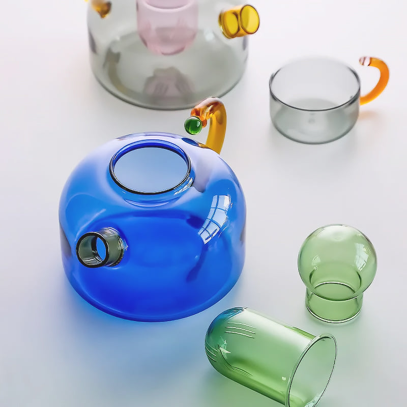 Kleurrijk Theeservies Set Modern 1