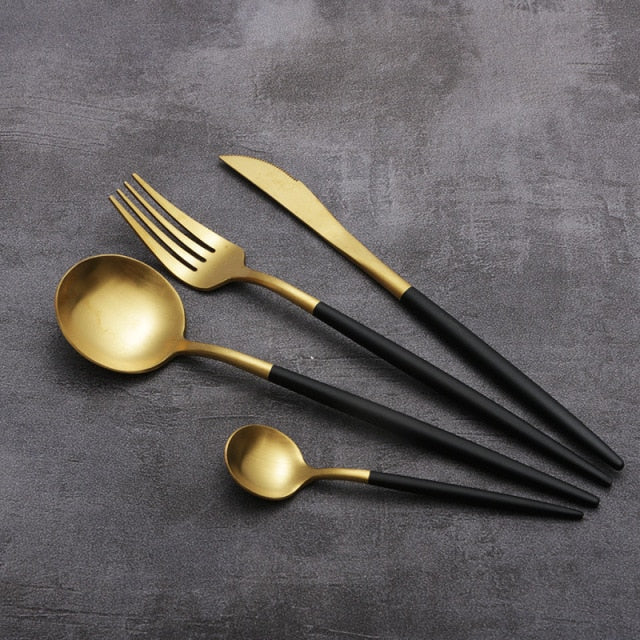 Kleurrijke Keukenbestekset 4-delig Modern Design 11
