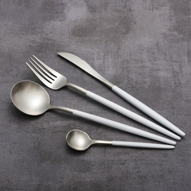 Kleurrijke Keukenbestekset 4-delig Modern Design 13