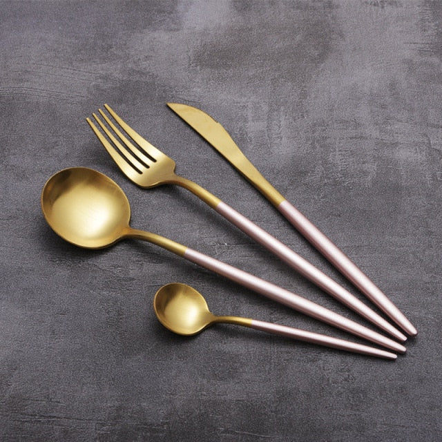 Kleurrijke Keukenbestekset 4-delig Modern Design 6