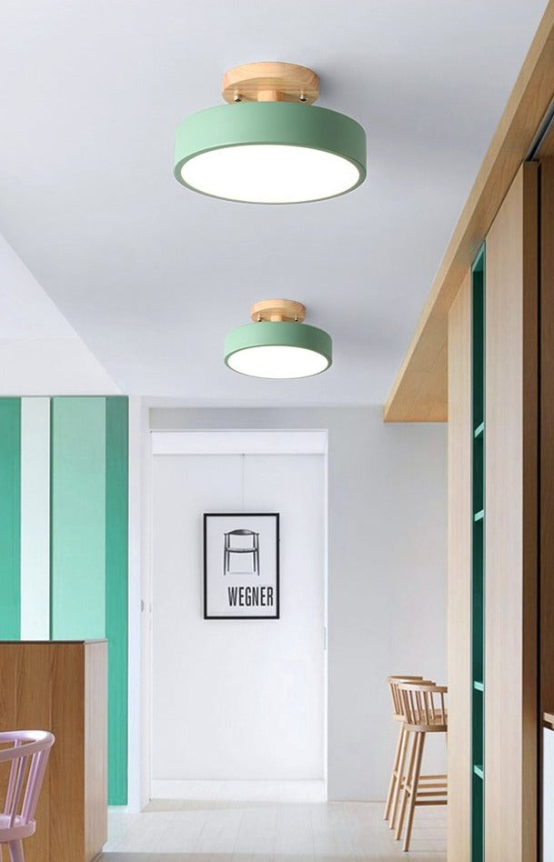 Kleurvolle LED Plafondlamp Driehoekig voor Slaapkamer en Eetkamer 4
